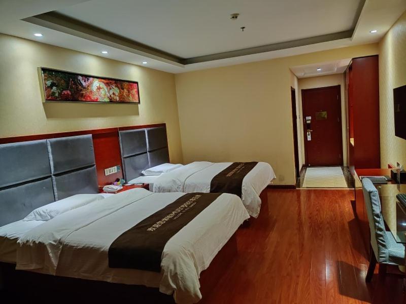 Greentree Inn Hainan Haikou Hainan College Of Vocation And Technique Jinniu Road Business Hotel المظهر الخارجي الصورة