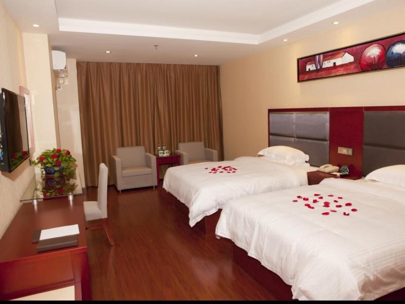 Greentree Inn Hainan Haikou Hainan College Of Vocation And Technique Jinniu Road Business Hotel المظهر الخارجي الصورة